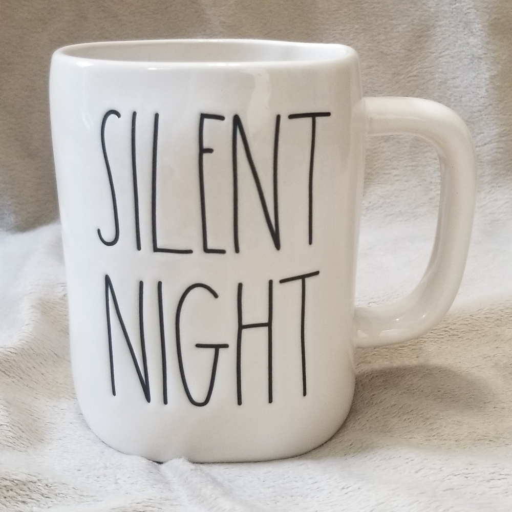 Rae Dunn Silent Night Christmas Holiday Coffee Mug. NWT.